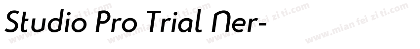Studio Pro Trial Ner字体转换